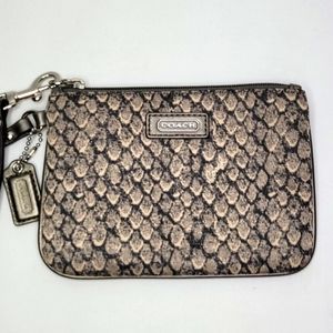 COACH ▪︎ SNAKESKIN PATTERN WRISTLET